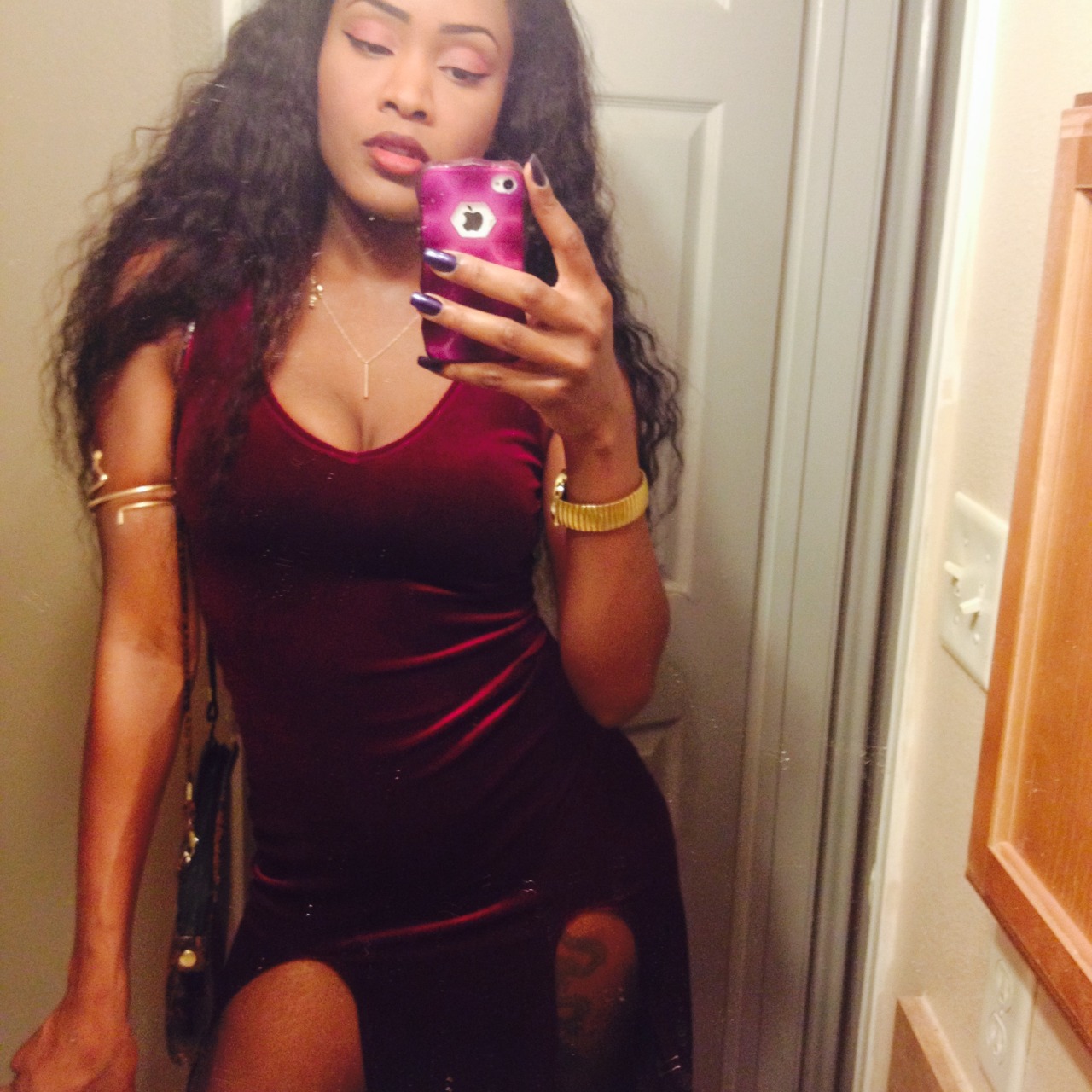 cocodura:  In the red velvet dress is ”You better get out of my face before I rip