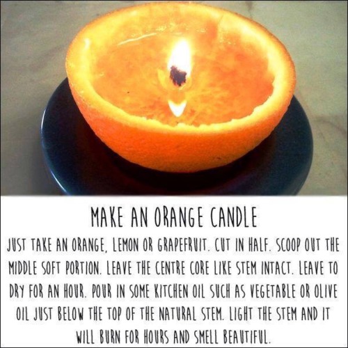 convallaria-ignis:the-aegis-witch:Going to do this soon!halved-orange “candles” will burn clea