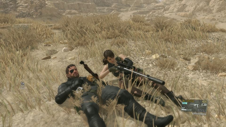 seijaku-voidwalker:  Snake: What you thinking about?Quiet: …..Snake: Yeah, me too.