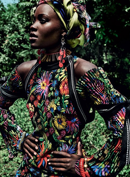 celebritiesofcolor: Lupita Nyong'o for VOGUE