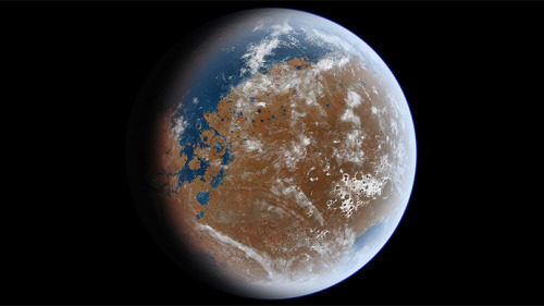 rtamerica:Mars once had an ocean with more water than the Arctic – NASA  Analysis of water residue in Martian ice caps indicates that the Red  Planet was once – at least partly – blue. Billions of years ago, Mars  had a body of water that held more