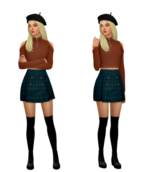 TS4 F/W Maxis Match Lookbook Skin / Face / Hair / Eyebrows / Eyes / NosemaskClothing - Fullbody Ay