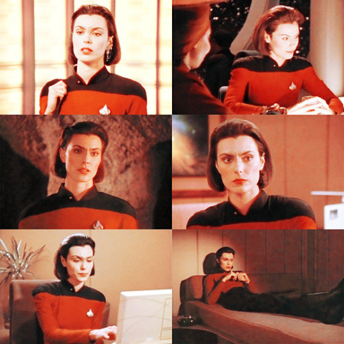 autisticpadme:Ladies of Star Trek: The Next GenerationRo Laren in 5x03: Ensign Ro