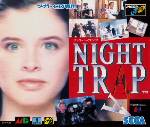 segacity: The Japanese Mega CD cover for ‘Night Trap’.