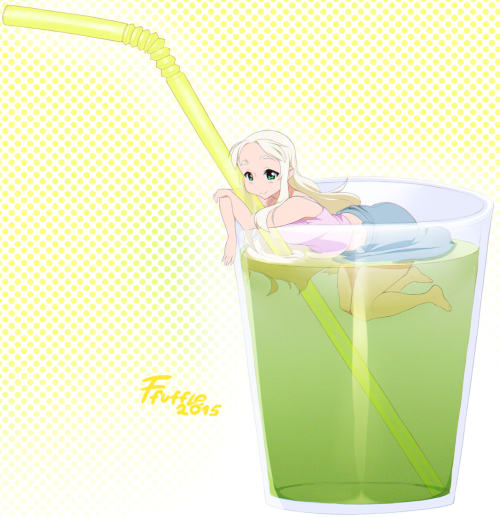 ffuffle:  Another older pic.This was posted about 8 months ago on my other account. I saw a bunch of sexy ladies in martini glasses art at the time. So I thought I put a cute twist on the idea and draw something similar with Miu I really need to find