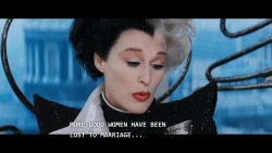 strudelforyoudel:  Wise words from Cruella. 