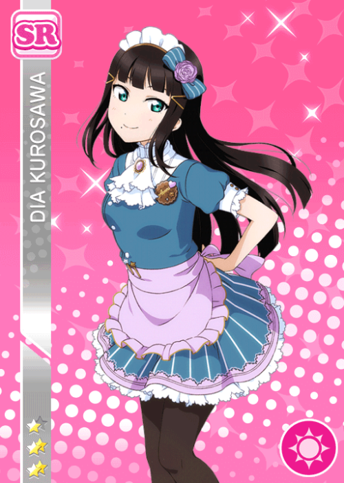 Aqours 2017 Valentine’s Set SRs - PT 1Kurosawa Dia # 1119 -  大人のチョコレート (Perfect Lock)Matsuura Kanan 