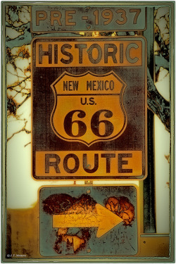 chillypepperhothothot:  Route 66 Sign by