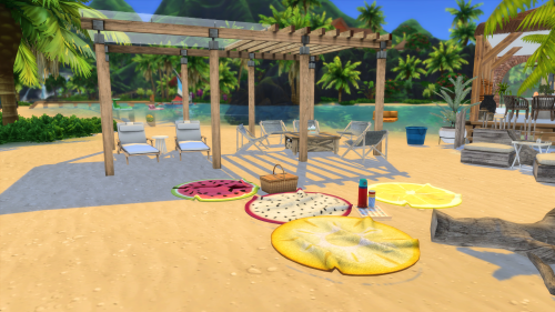 The Sims 4: BEACH BARName: Beach Bar§ 17.630Download in the Sims 4 Gallery orfind the download link 