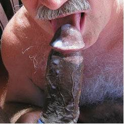 MIKEYSUCKSIT WORSHIPPING BIG  BLACK DICK&hellip;as I gaze into the eyes of my