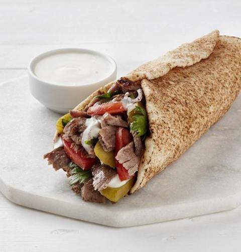 Steak And Tomato Wrap