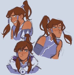 gatorix1: Korra doodles from my book 1 lok rewatch