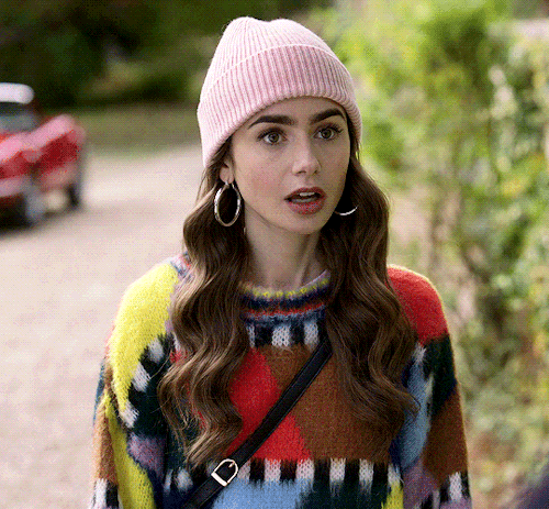 femaledaily:LILY COLLINS as Emily Cooper in the Emily in Paris