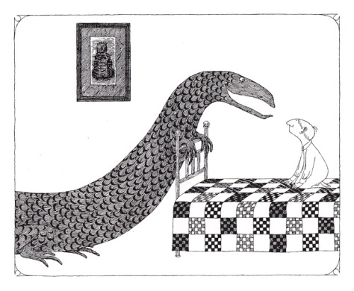 B is for Birthday of Edward who was eaten by cats. Happy Birthday Mr. Gorey! Spectrum Fantastic Art 