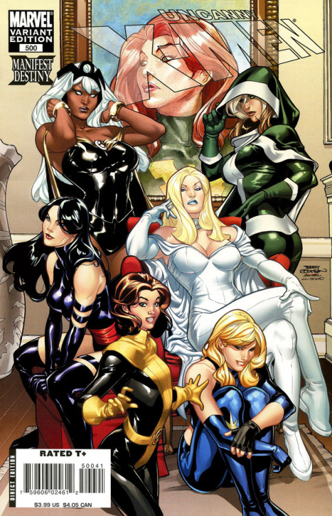 emmafrostcovercollection:Uncanny X-Men #500 (2008) - Dodson variant covers