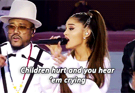 yourstrulys:  Ariana Grande and The Black Eyed Peas performing “Where is the Love?”