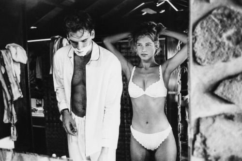 Claudia Schiffer And Bill Goins, 1991