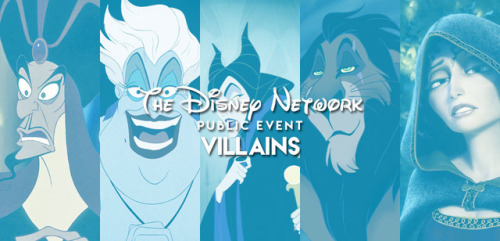 disneynetwork: The Disney Network presents… Public Event 003: Villains! Over the years Disney