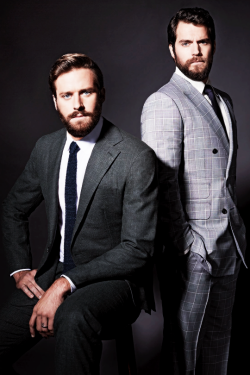 amancanfly:  Henry Cavill and Armie Hammer