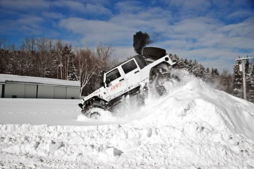 proceedwithspeed: RattleTrap JK in the snow 