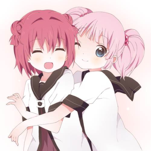 ✧･ﾟ: *✧ Hugs are Fun ✧ *:･ﾟ✧♡  Characters ♡ : Akari Akaza ♥ Chinatsu Yoshikawa♢  An