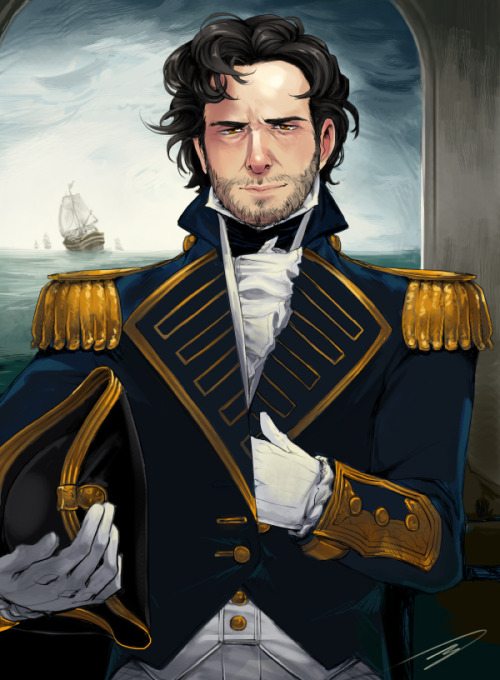 tzysk:  Commodore Drake Gaia Onine  Rebloggin from my non fanarty tumblr~ Commodore Drake from the Seven Seas CI I got CS5 on my work computer finally and the brushes don’t work the same as on my home computer so my work stuff is going to look kind