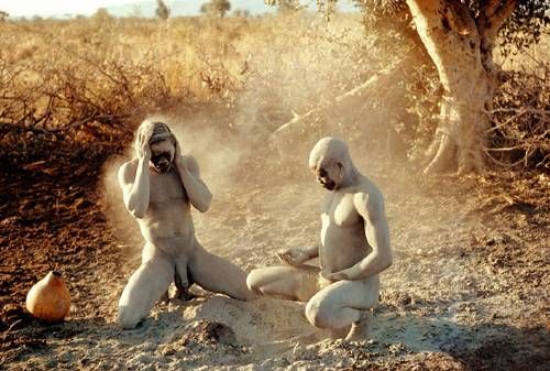 activenaturists:  Nuba men before wrestling  adult photos