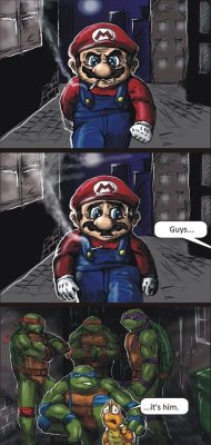 Mario bout to take a ass whooping