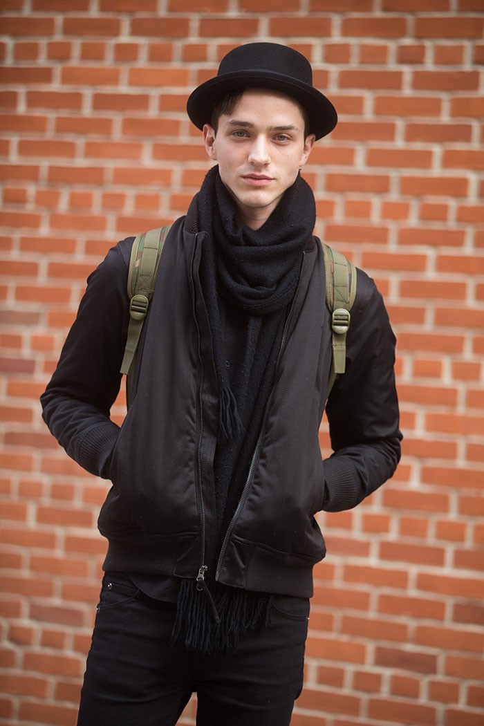 pretty-distracting:Martin Conte in NYC.  Photo by Melodie Jeng for models.com