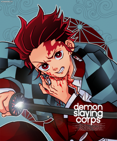 gojosattoru: ★ KAMADO TANJIROU | DEMON SLAYING CORPS ★↳ Birthday gift for my super sweet Camy @acker