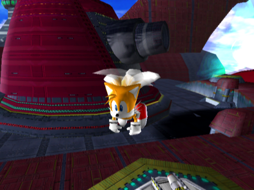 sonichedgeblog: Tails In Sky Deck‘Sonic Adventure’Dreamcast