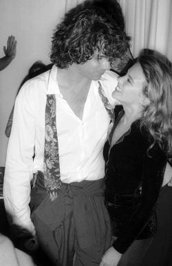 Michael Hutchence and Kylie Minogue/1990