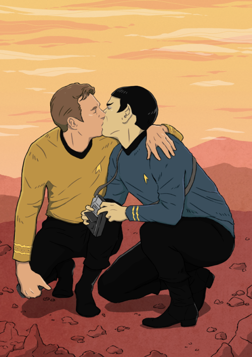 Gay Star Trek Wall Art