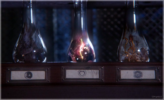ladywingless:  True love potion with Rumbelle kiss ♥♥♥ 