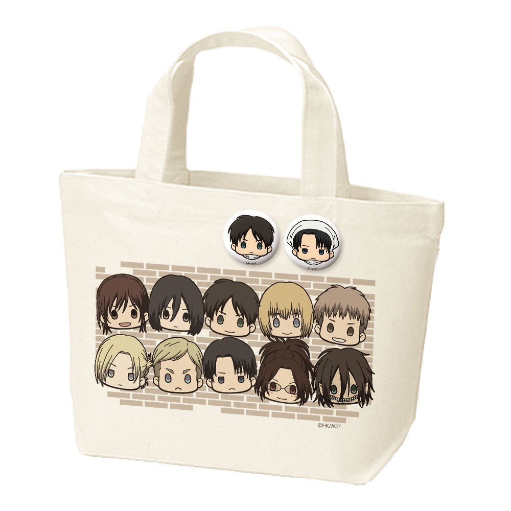 snkmerchandise: News: SnK x Azu Maker Pouches &amp; Tote Bags Original Release