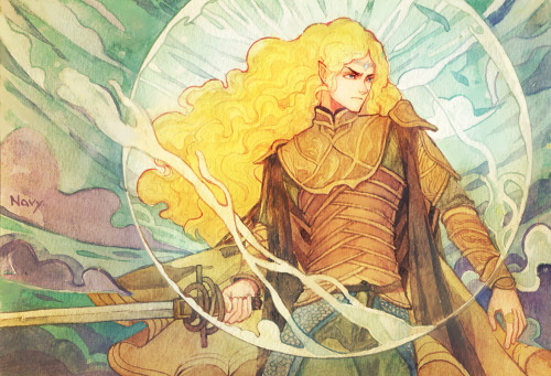 r-navy:Glorfindel! (in Elrond's armour~)