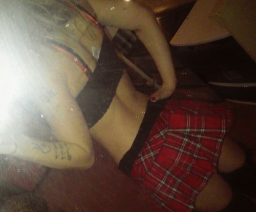 Ava17 rocks her plaid skirt like a boss porn pictures