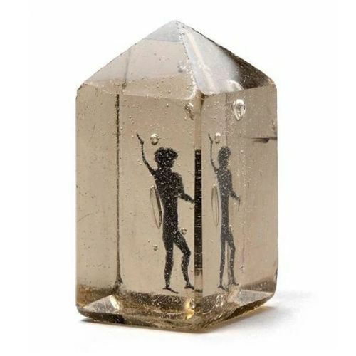 Apokrify:a Tiny Devil Vitrified In A Prism Of Glass. In The 18Th Century, The Imperial