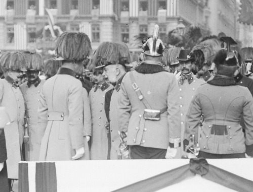 100th Anniversary Celebration On The Occasion Of The Battle Of The Nations Near Leipzig On Vienna's Schwarzenbergplatz
