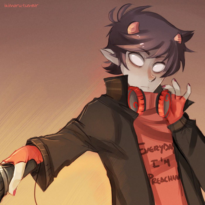  Anonymous: Music-lover!Kankri&hellip;? ; 3 ;  not sure if this is what you meant,