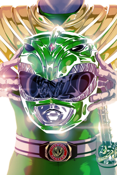 Mighty Morphin Power Rangers for BOOM! Studios. Making these was insane fun! EDIT: Blue Ranger has n