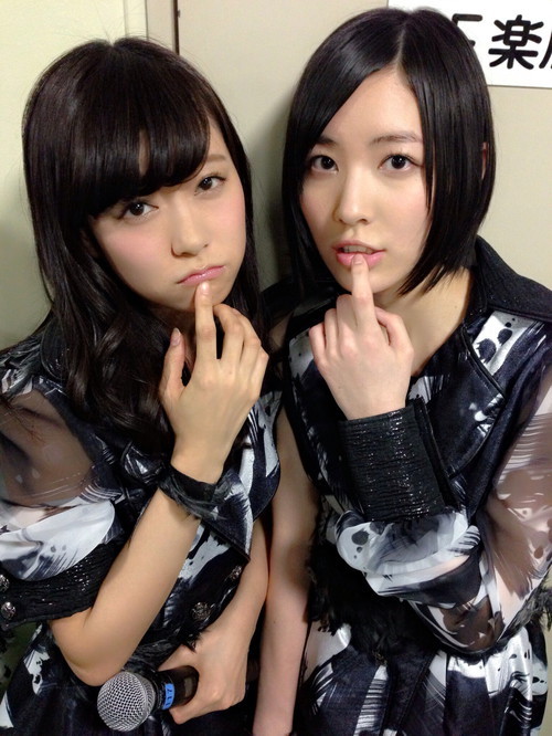 akibeya:  (明日へコンサート - 篠田 麻里子 Diaryから) 渡辺美優紀　松井珠理奈