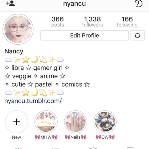 My instagram is rly cute just sayin www.instagram.com/nyancu/