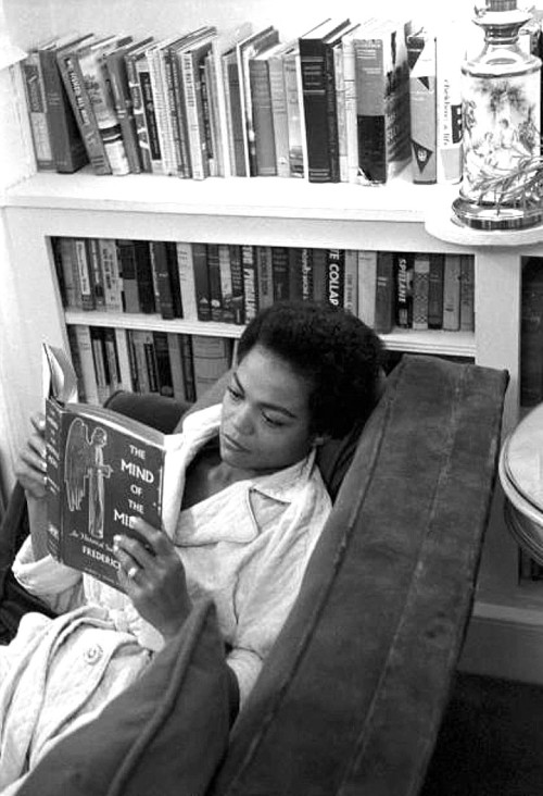 Eartha Kitt (and One Of Her Cats) At Home In New York, Photos By Ben Martin, January 1957.