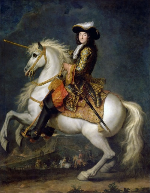 Equestrian Portrait of King Louis XIV of France, René-Antoine Houasse, 2nd half of 17th century