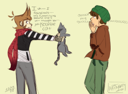 atinyoreo:  small au where it was tord who
