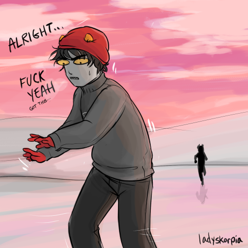 ladyskorpia:     KARKAT: !@#$%^& KARKAT: WHAT THE ACTUAL FUCK, SHITWAD?! SOLLUX: *cough* 2uck…iit…   Sollux, you diick. 