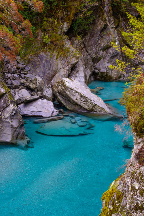 etherealvistas: The Blue Pools of Haast (New Zealand) by Matthew Scott Cooper