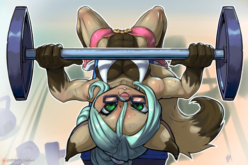 thefuckingdevil:  Fatima gettin stronk!!  For barbadosslim
