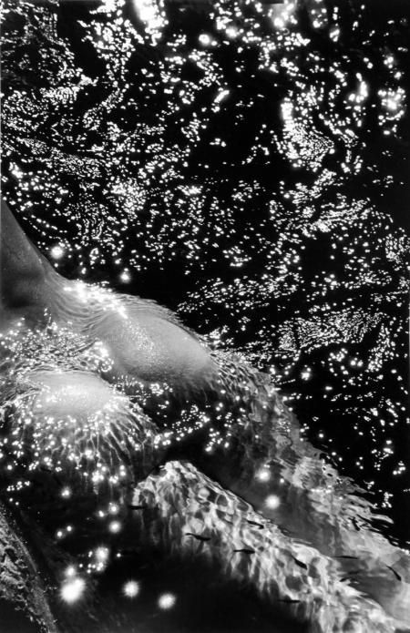 palomamia:  Lucien Clergue  NU AUX POISSONS